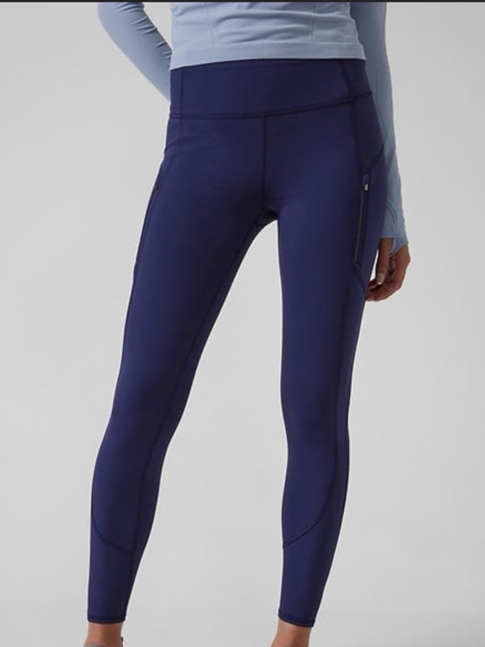 Athleta Dress Rainer tight Dress Blue High-Rise Performance Leggings